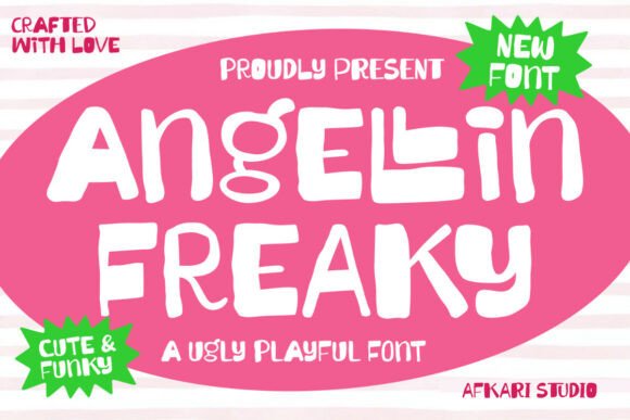 Angellin Freaky Font for Bold Branding