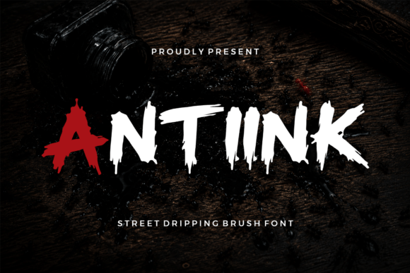 Antiink – Bold Display Font