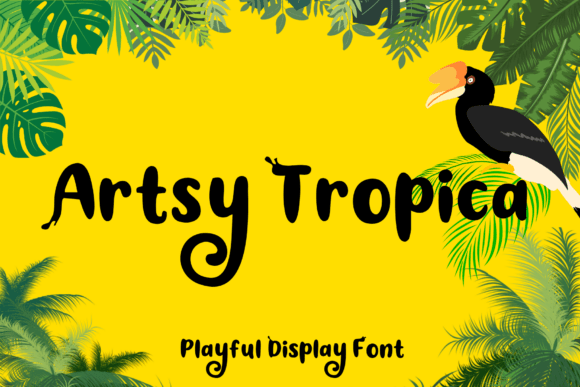Artsy Tropica Font for Business Branding