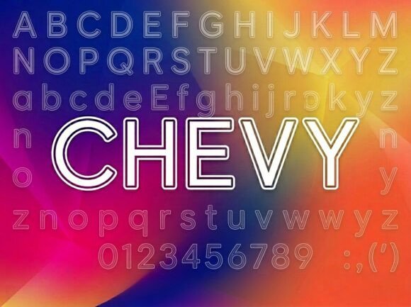 Chevy Font for Web Design