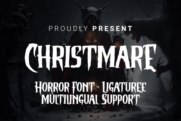 Christmare Font for Creative Design