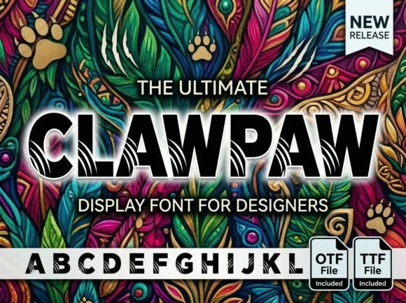 Clawpaw Font for Web Design