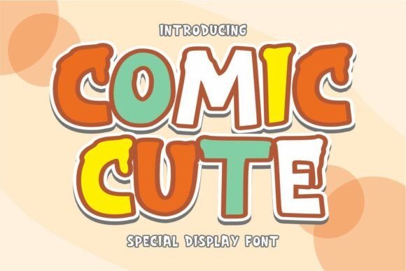 Comic Cute Font for Creative Projects
