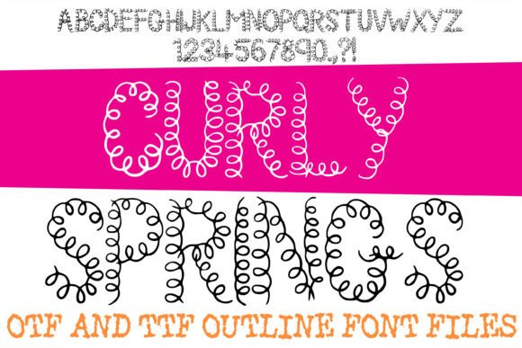 Curly Springs Font for Business Branding