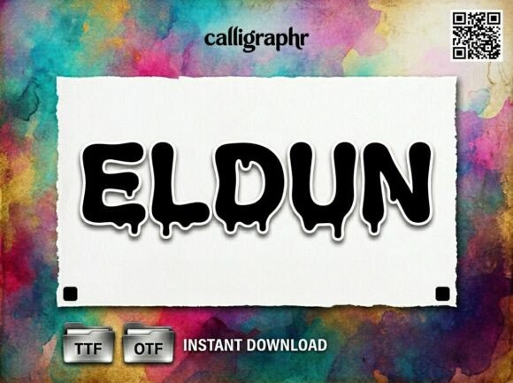 Eldun Font for Creative Projects