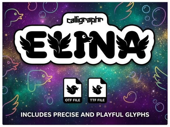 Elina: Bold Display Font