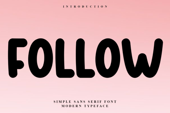 Follow Font for Web Design