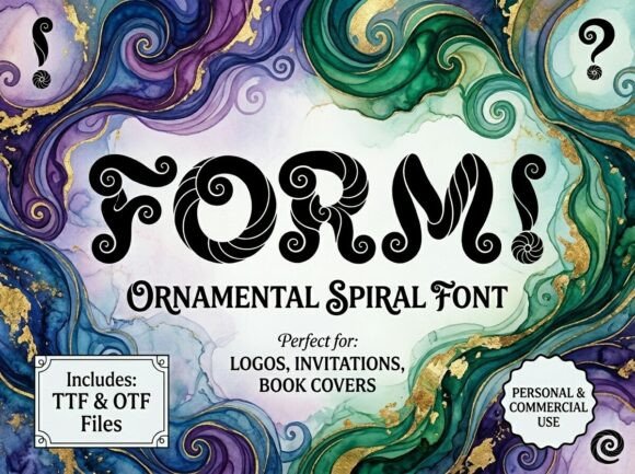 Formi: A Nautical Font for Bold Branding