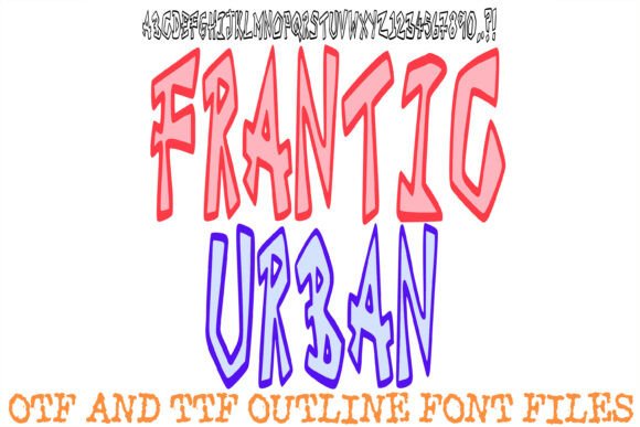 Frantic Urban Font
