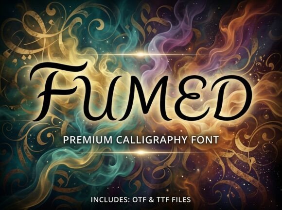 Fumed Font: Bold and Beautiful