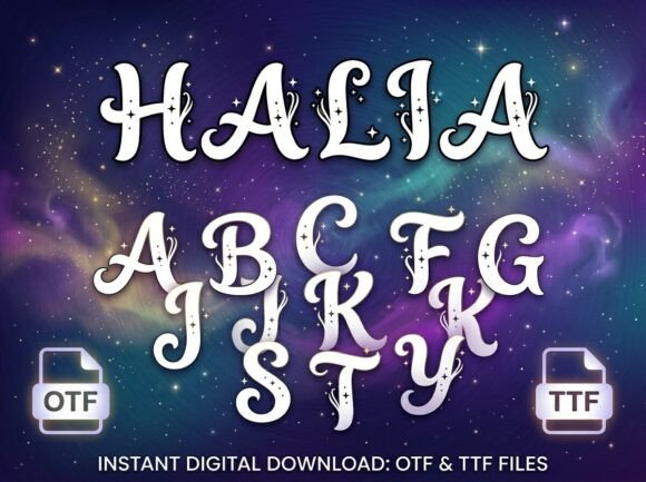 Halia: A Bold Display Font