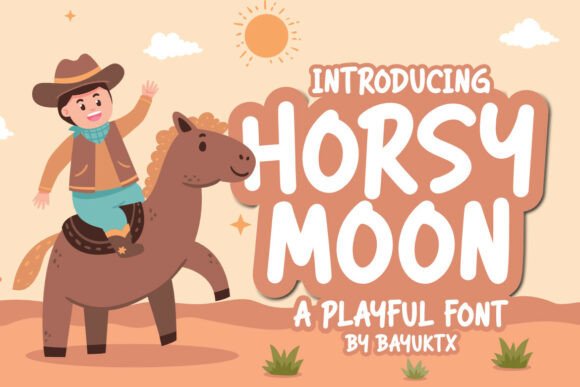 Horsy Moon Font for Creative Brands