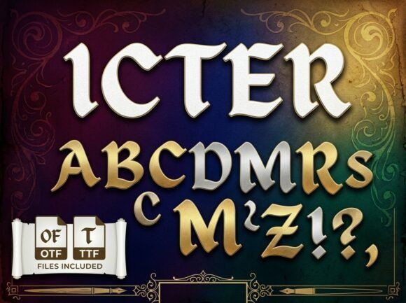 Icter Font: Regal Display Type