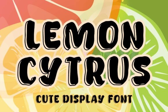 Lemon Cytrus Font for Web Design