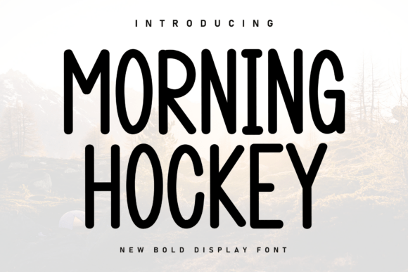Morning Hockey Font