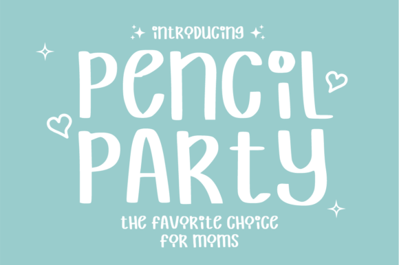 Pencil Party Font for Web Design