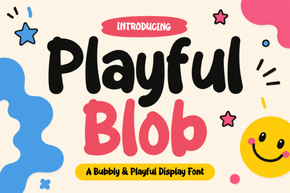 Playful Blob: A Cheerful Font for Creative Projects