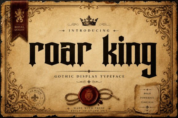 Roar King Font for Bold Campaigns