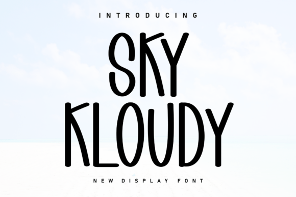 Sky Kloudy: A Handwritten Font for Editorial Design
