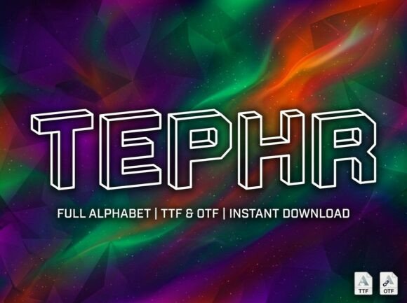 Tephr Font for Web Design