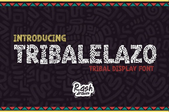 Tribalelazo Font for Creative Projects