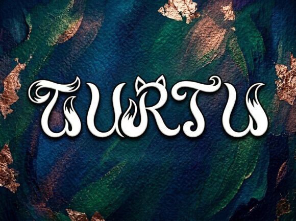 Turtu: A Bold Display Font