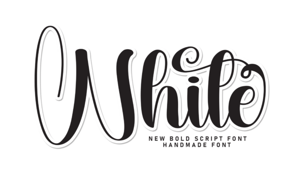 White: A Bold Display Font
