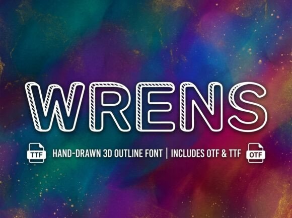 Wrens Font: Bold Display Type